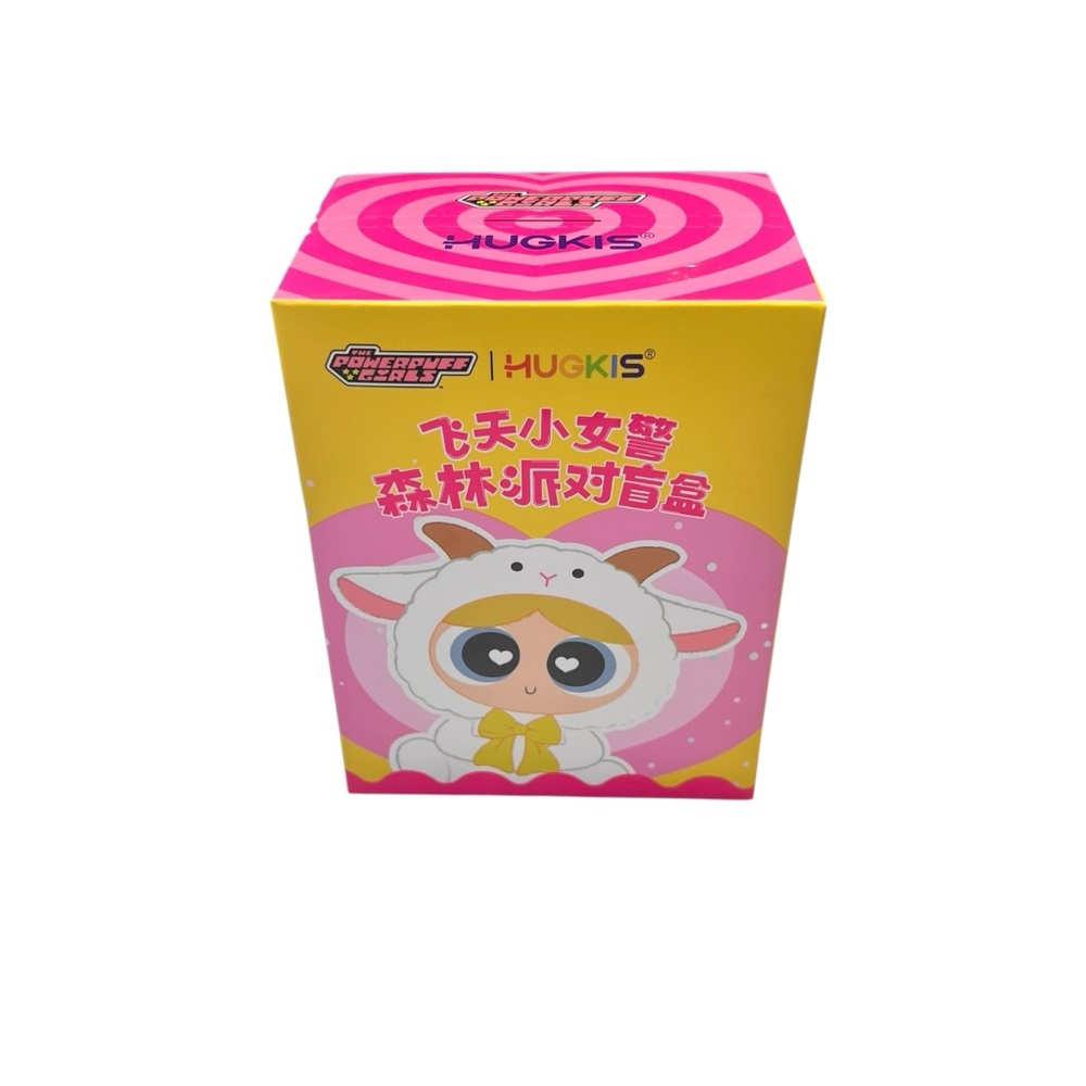 The Powerpuff Girls Labubu Pink and Yellow Stuffed Animal Toy